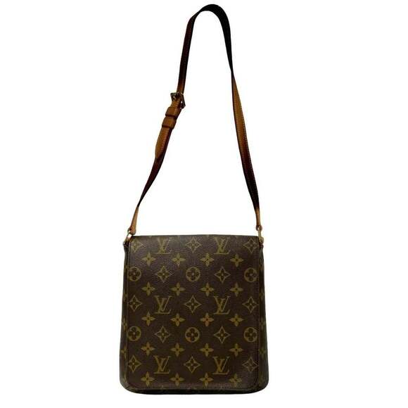 Louis Vuitton Handbags - LOUIS VUITTON Brown Monogram Leather Pochette Shoulder Bag